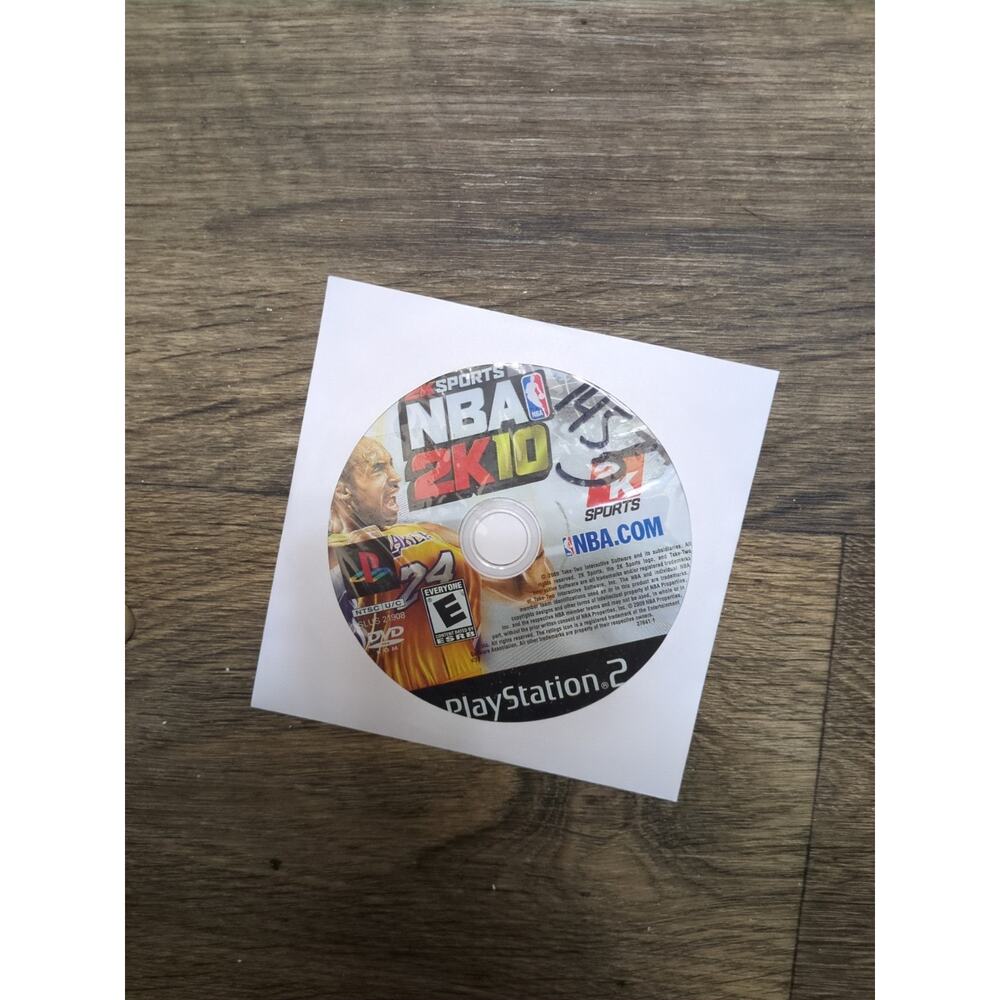 NBA 2K10 (Sony PlayStation 2, 2009) Disc Only